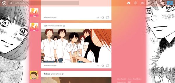 Take my hand and my heart - tumblr dash theme