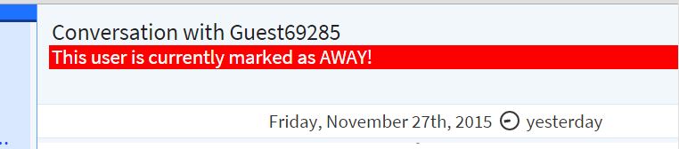 IRCCloud waring user away