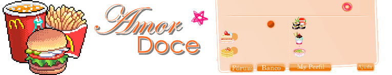Amor Doce Tema - Comida Pixel
