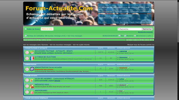 Forum  Actualité