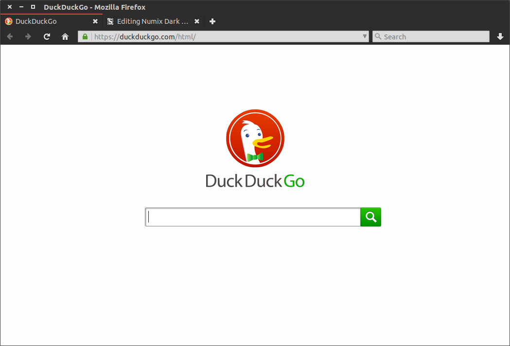 Numix Dark for Firefox Australis
