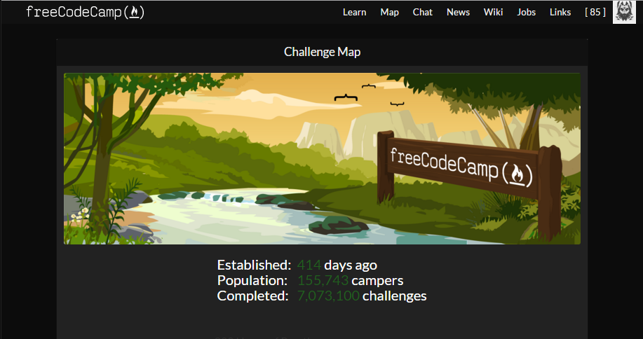Free Code Camp Dark