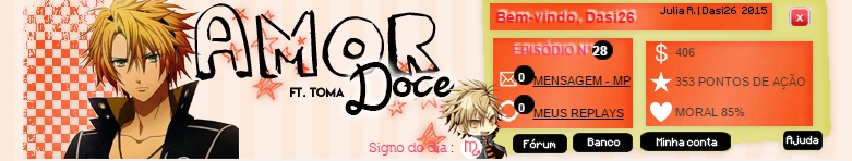 Amor doce - Toma - Amnesia (Pedido de Liiaanna23)