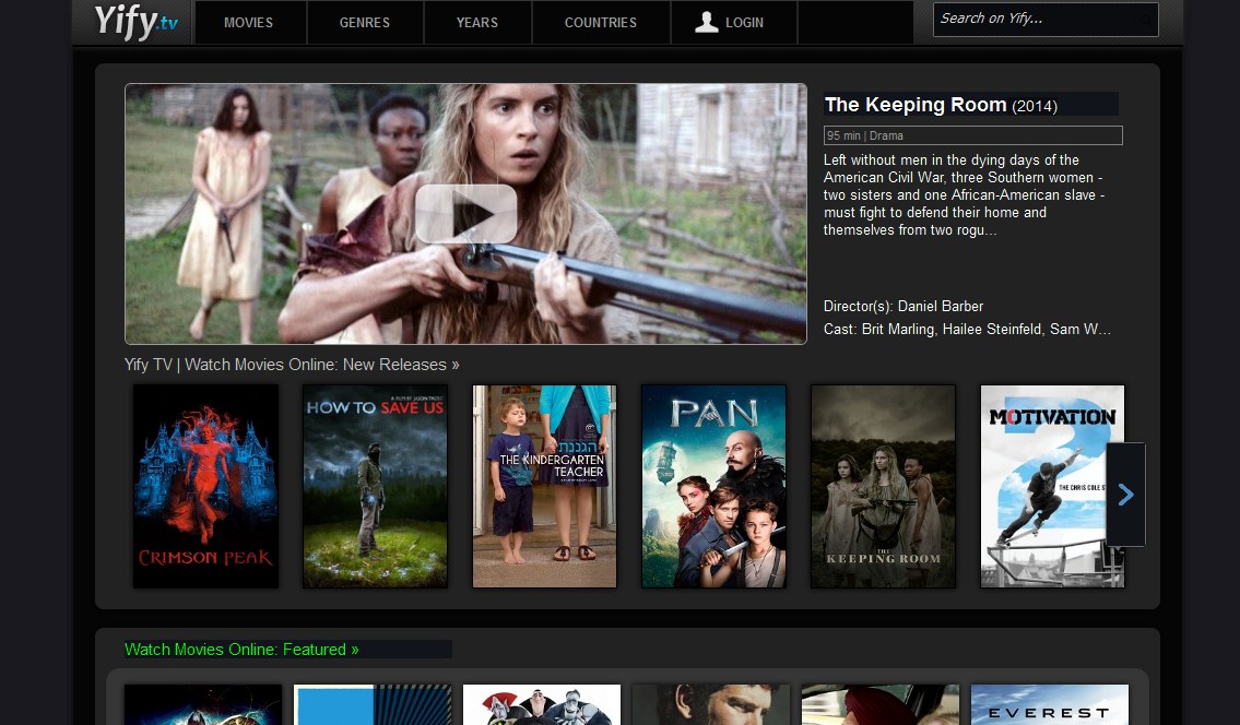 Yify TV Dark Theme <-- No longer works