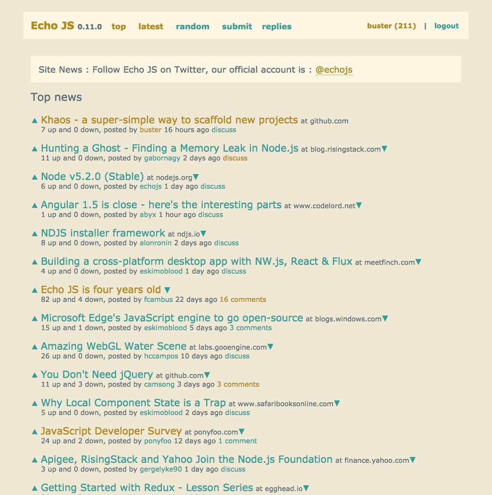 Echo JS - Solarized Light