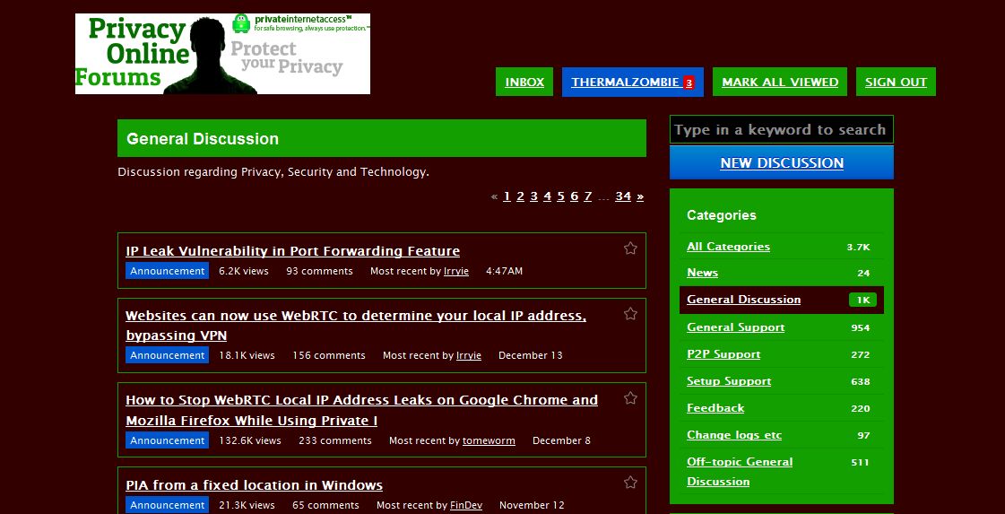 privateinternetaccess - dark