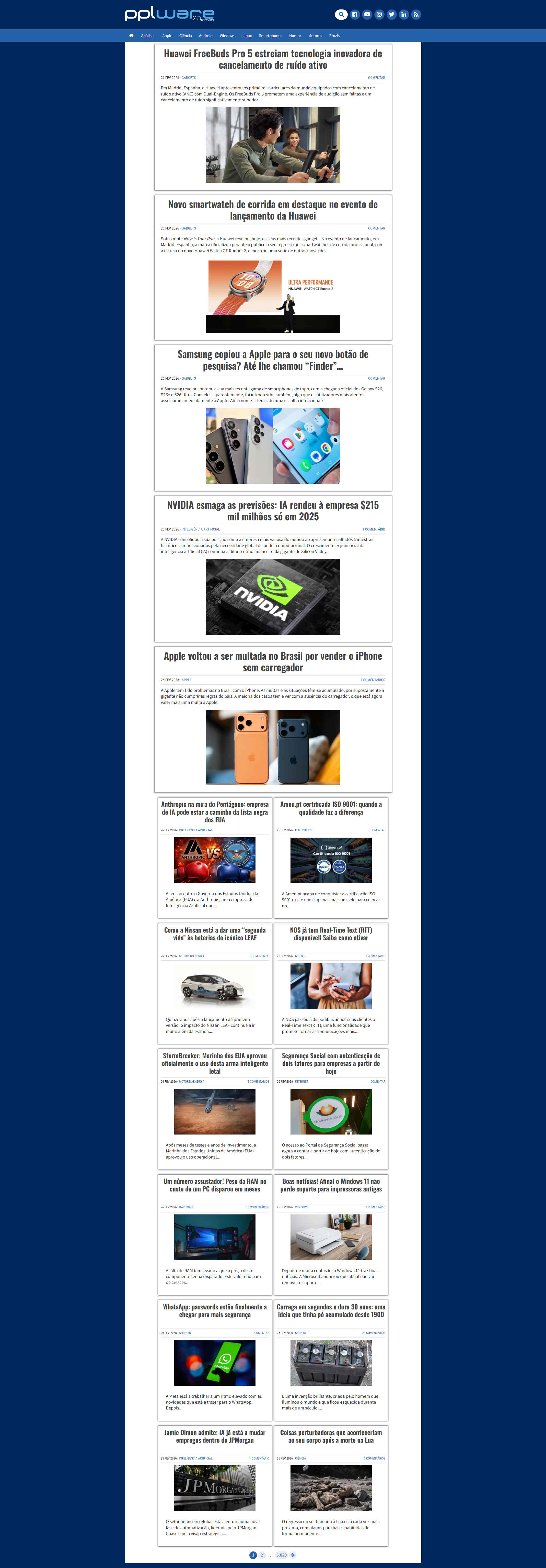 Pplware, versão limpa