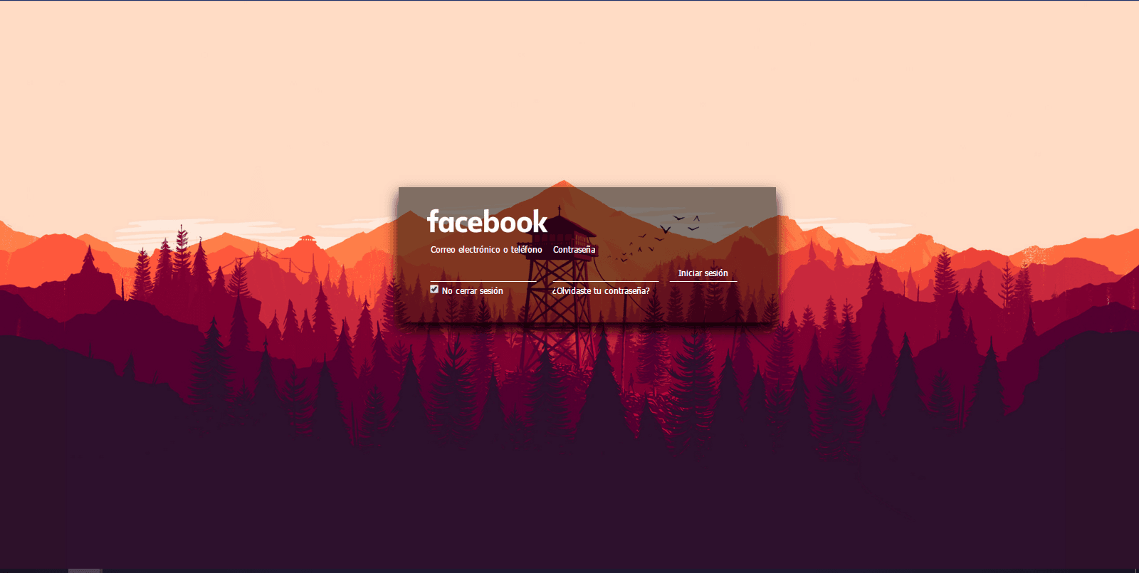 FB Login - Minimal by Aran