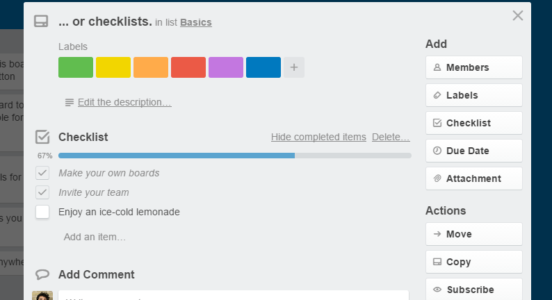Trello - Remove strikethrough from checklists