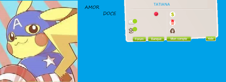amor doce tema picachu capitao america
