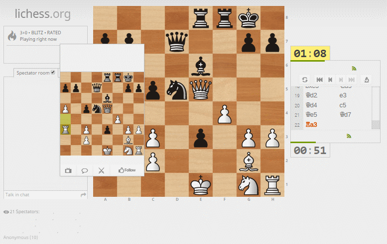 Hide names and ratings on lichess.org