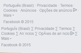 Bug da Helvética no Facebook