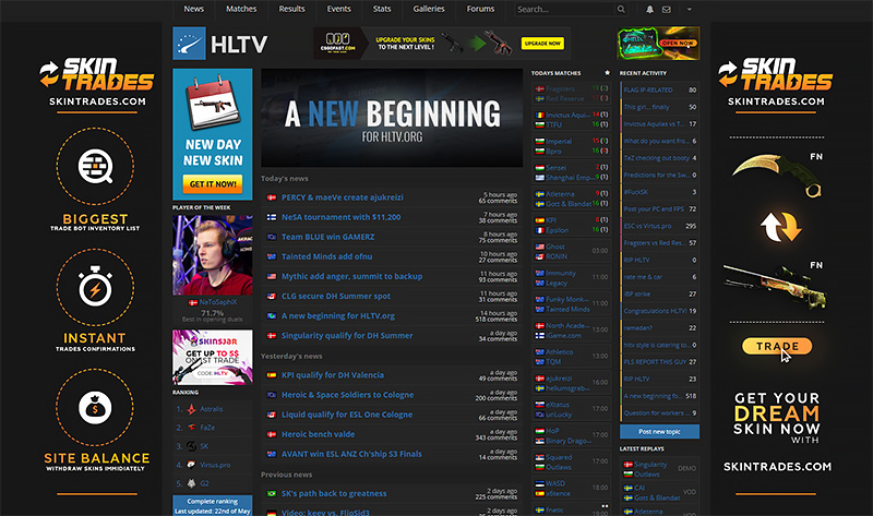 hltv.org - Nightmode (New design 2017)