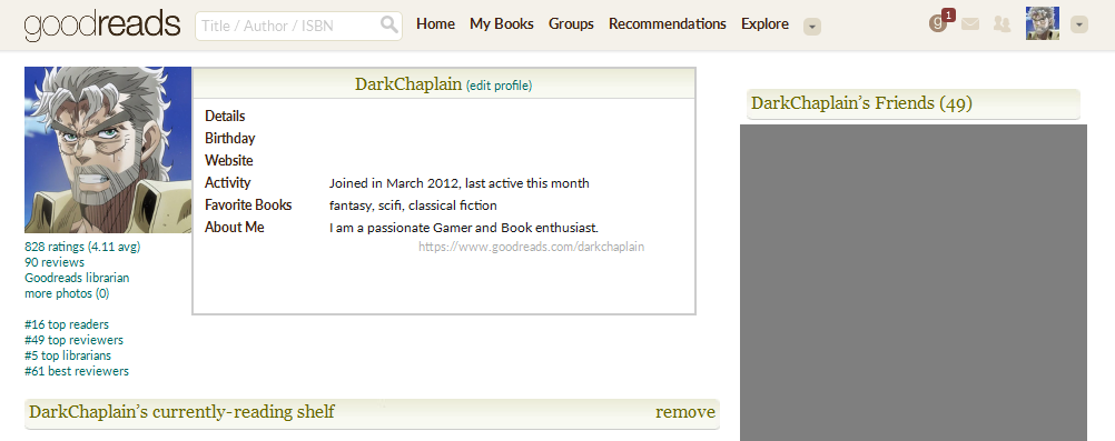 Goodreads Tweaks