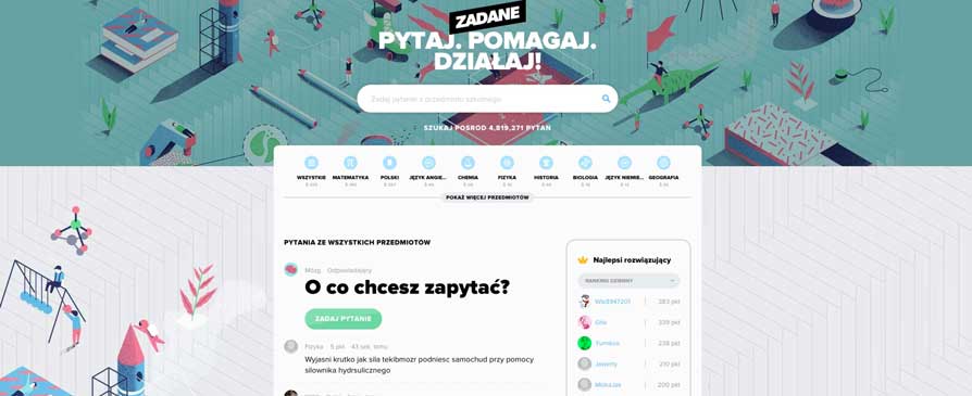 Brainly - z kolorowym większym obrazkiem