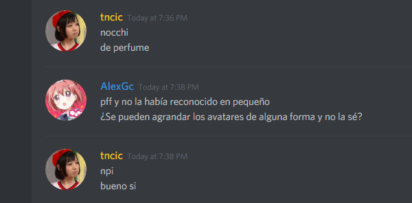 Big avatars - Discord