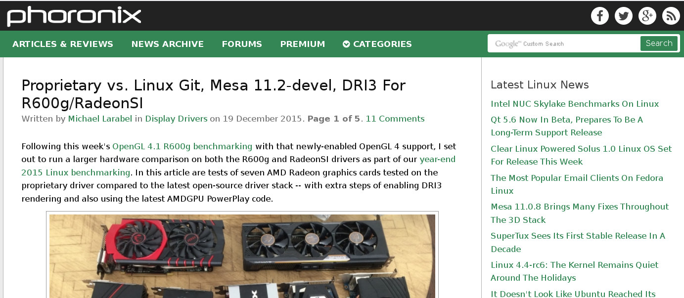 Hide ads on Phoronix.com