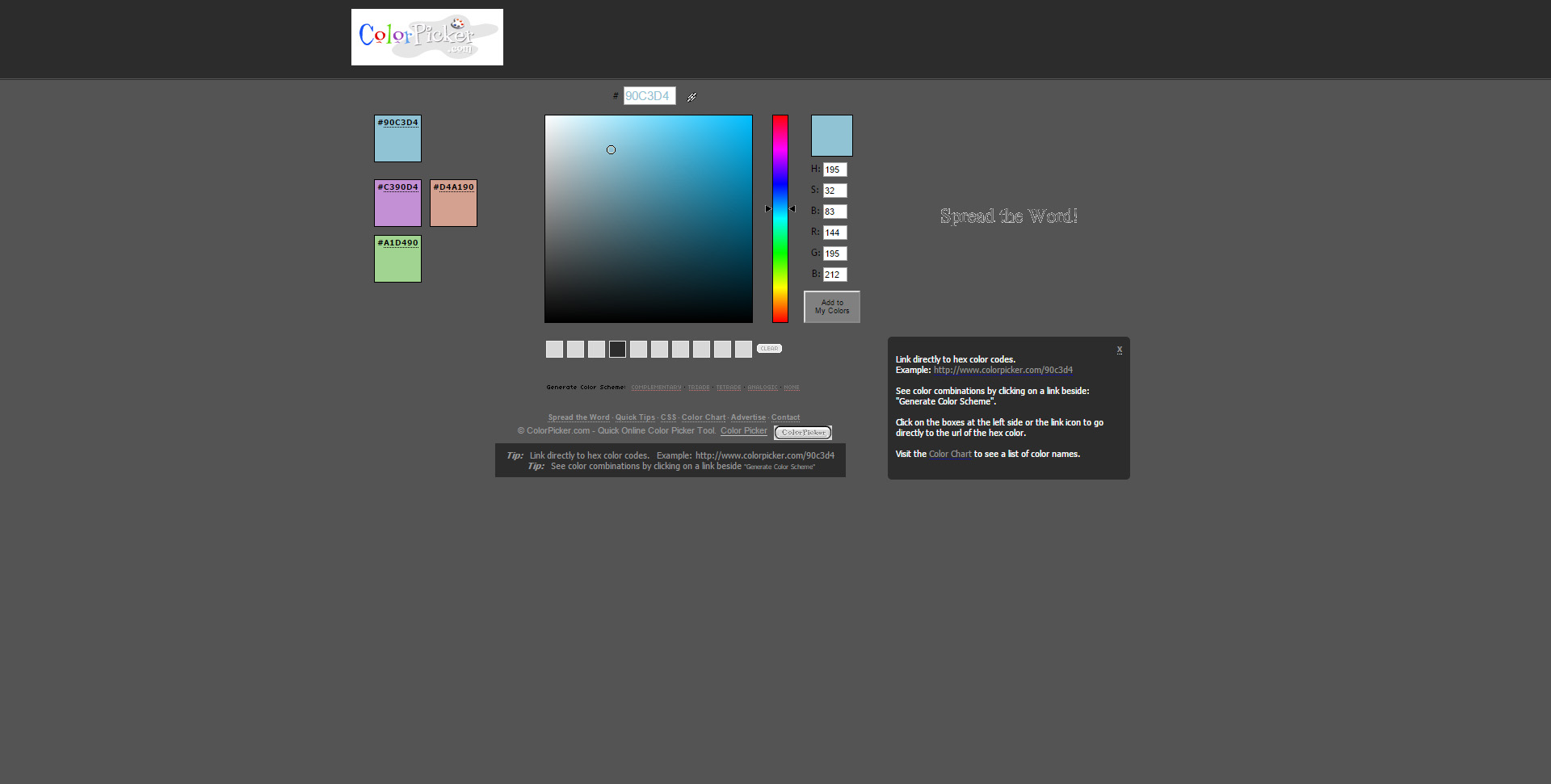 webpagefx.com color picker Dark