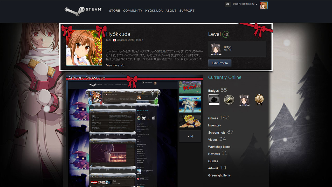 Steam - Holiday Profile 2015