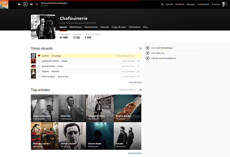Last.fm - Clean & simple (moved to github)