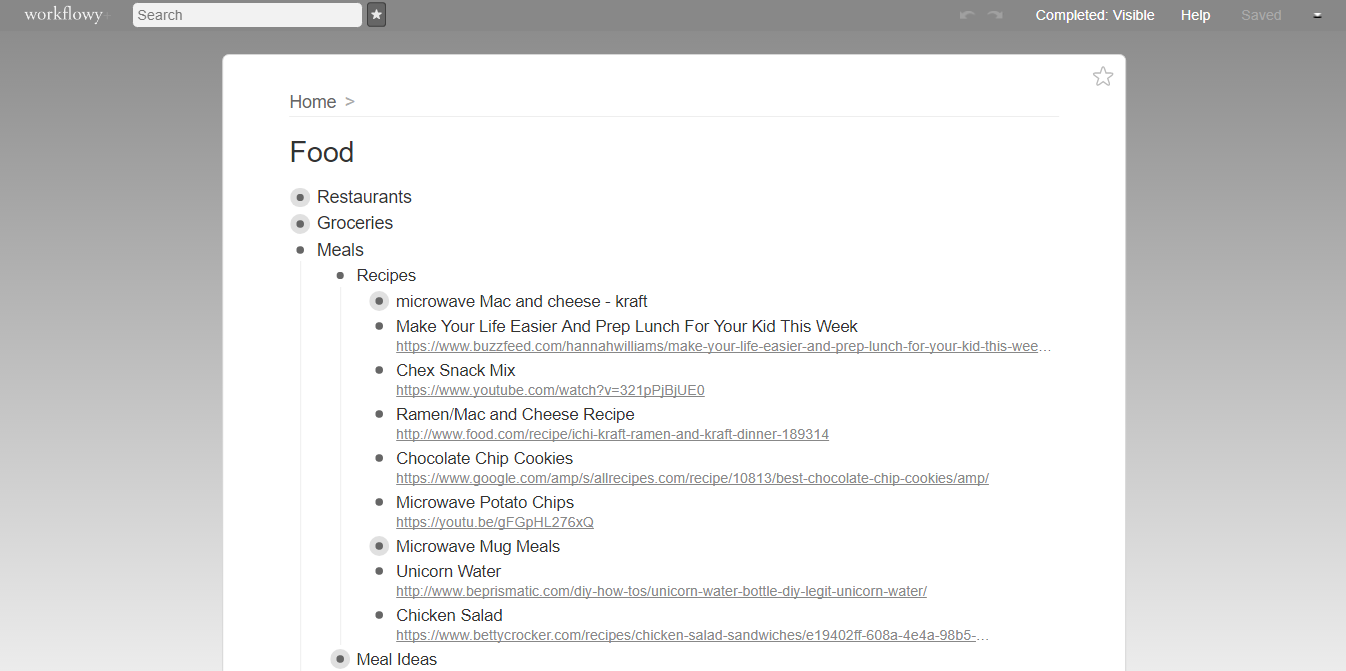 Custom Gradient Style [Workflowy]