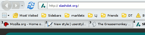 Firefox - Numbered Tabs