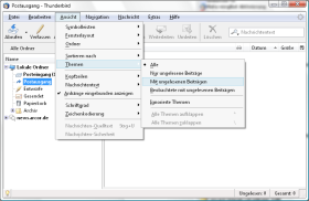 Thunderbird 2 Classic Grey Toolbar Color for Vista