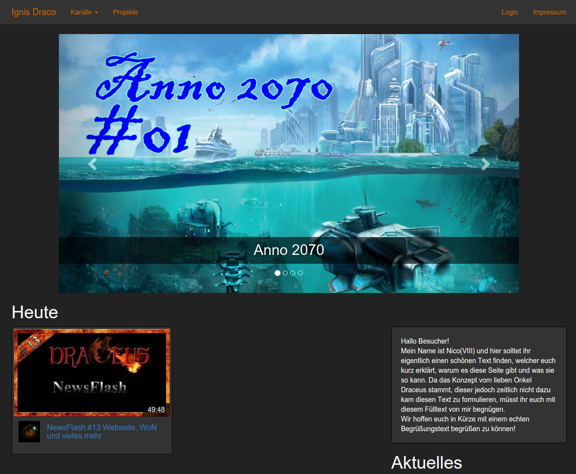 Ignis Draco Dark Theme