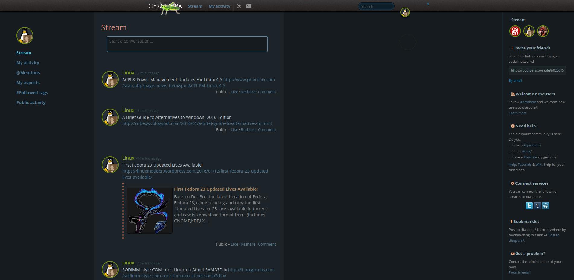 Diaspora - Dark Blue (readability)