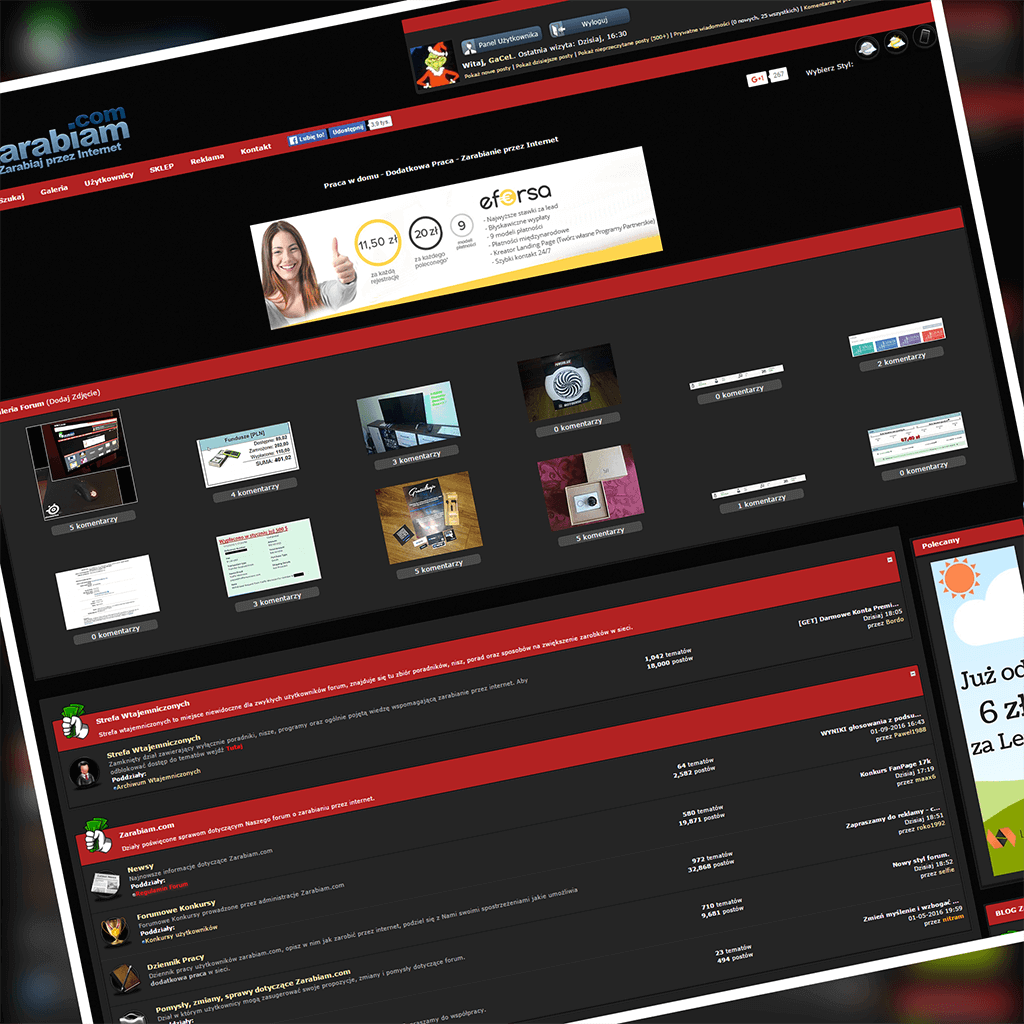 Zarabiam.com - Smooth Dark Red Style by gacel