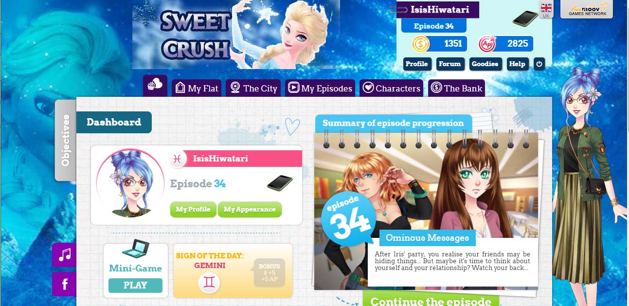 Sweet Crush: Elsa of Arendelle