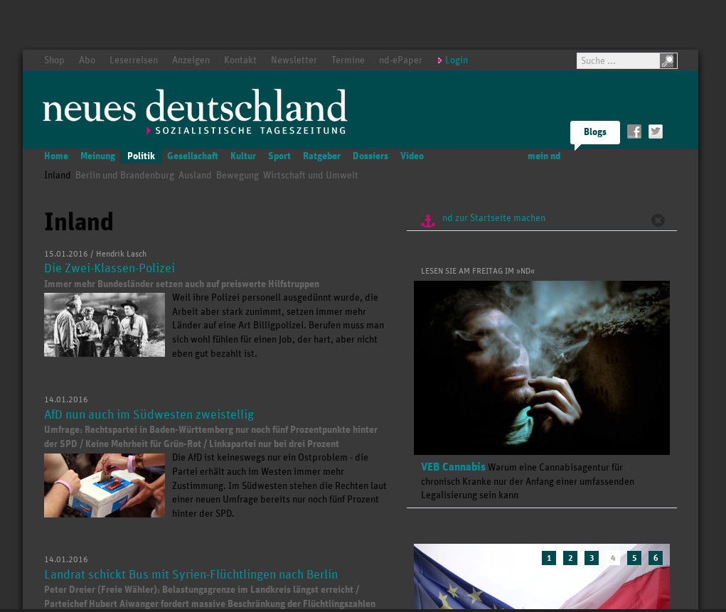 Neues Deutschland - Schlafmützen-Mod