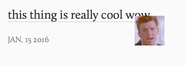 Don't get Rick Roll'd (Rick Astley, changes cursor