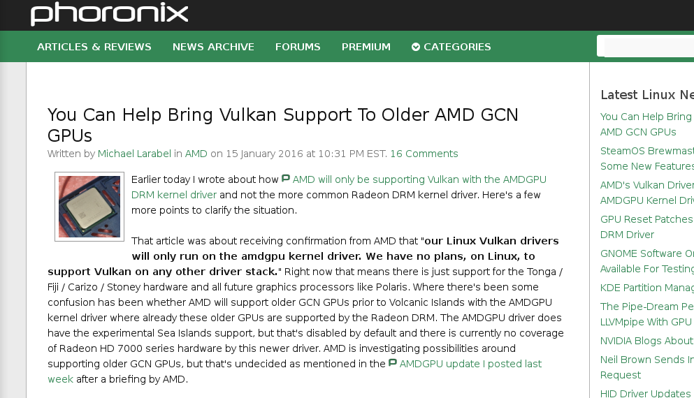 Phoronix - Iconify self-reference URLs