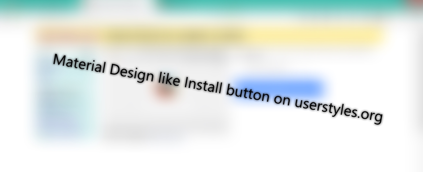 Material Design like button on userstyles.org