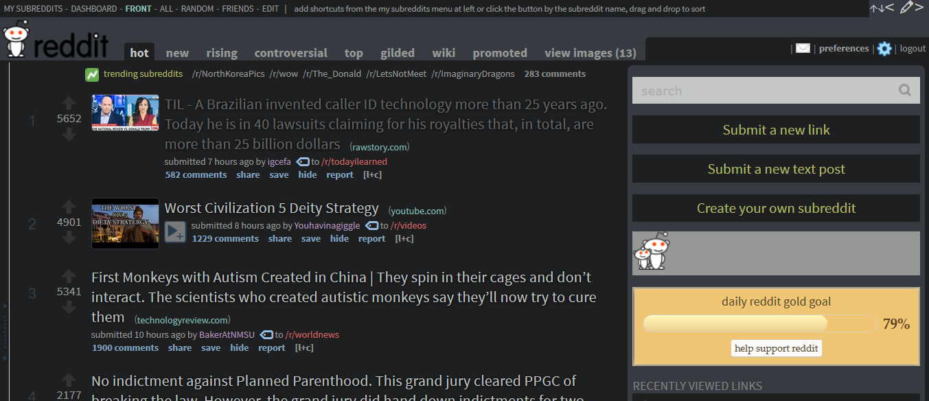 Reddit Tomorrow-Night Theme