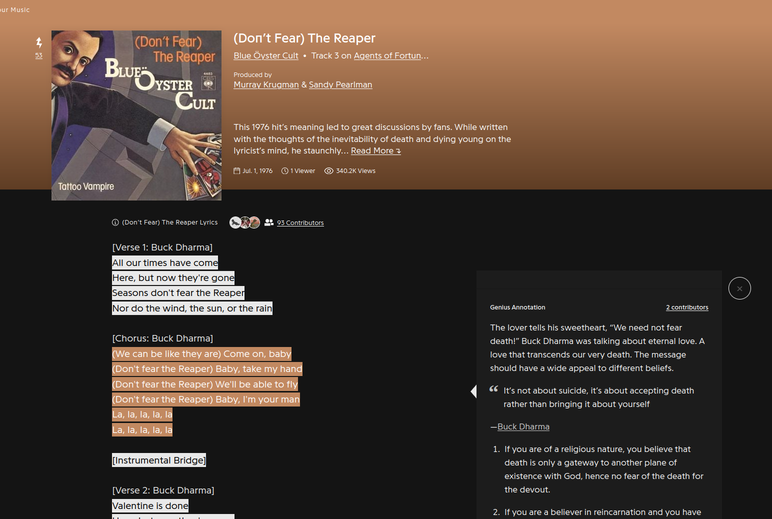 Dark Rap Genius (Old Color Scheme)