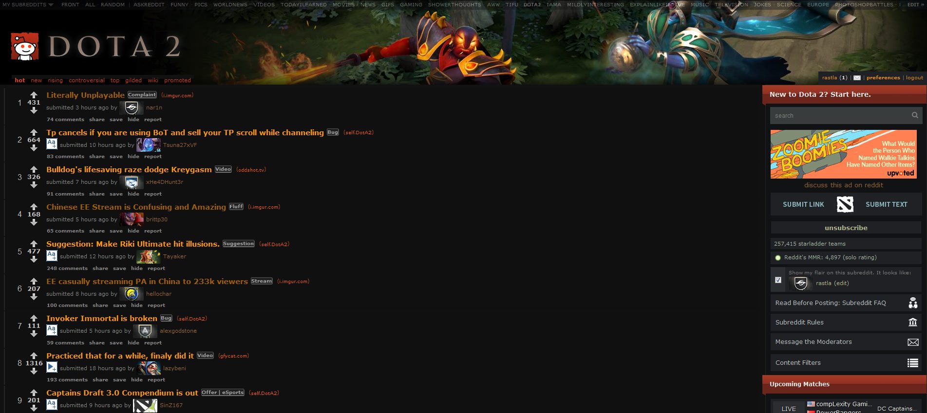 dark /r/dota2 style by rastla