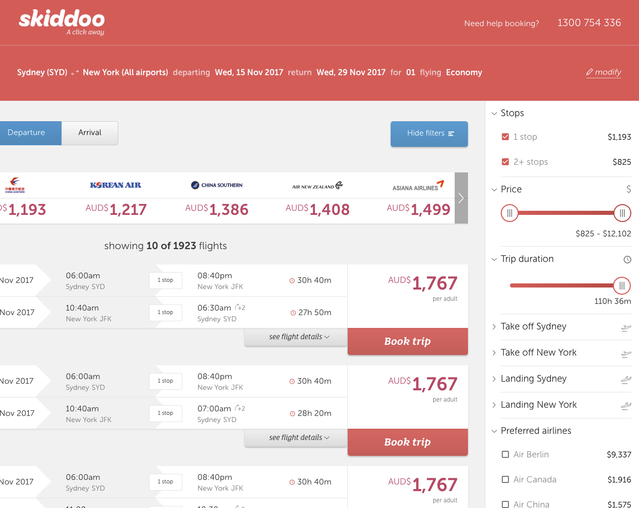 Skiddoo Booking Styles Lab