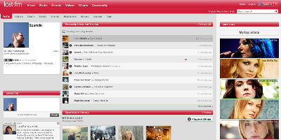 last.fm - re-structured - old red