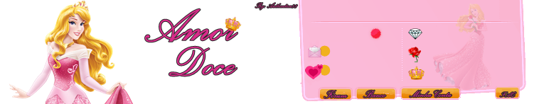 Amor Doce Tema Princesa Aurora Disney