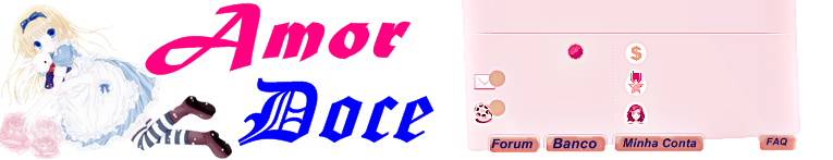 Tema Amor Doce - anime kawai blue and pink