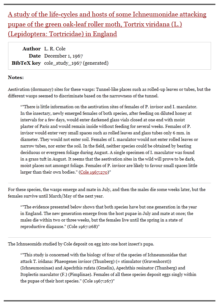 Zotero Reports, Customised