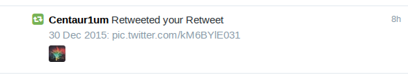 Twitter retweet colors before Februrary 2nd