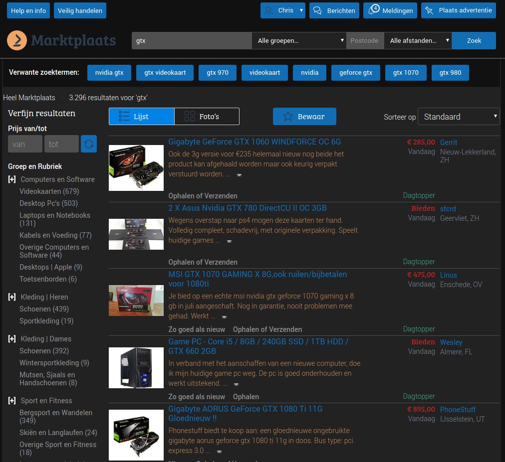 Darkplaats v0.6.0 (Marktplaats)