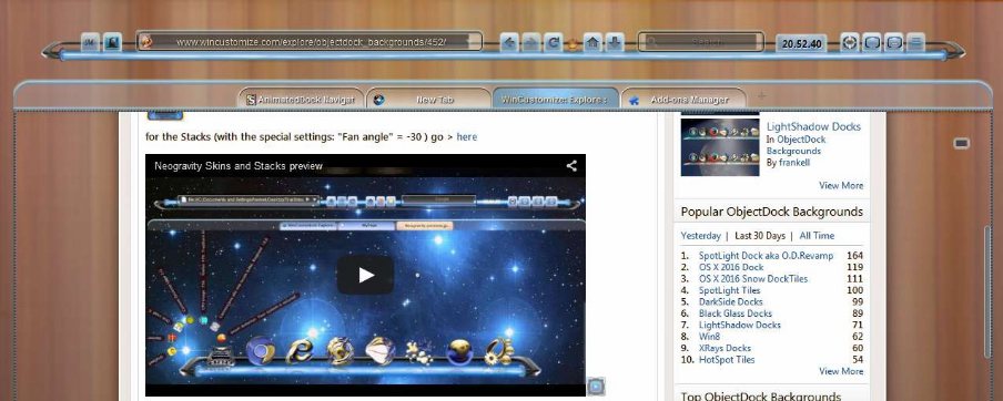 Dock Animated NavigationBar Neogravity v.2