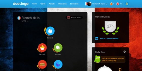 Duolingo Dark Translucence