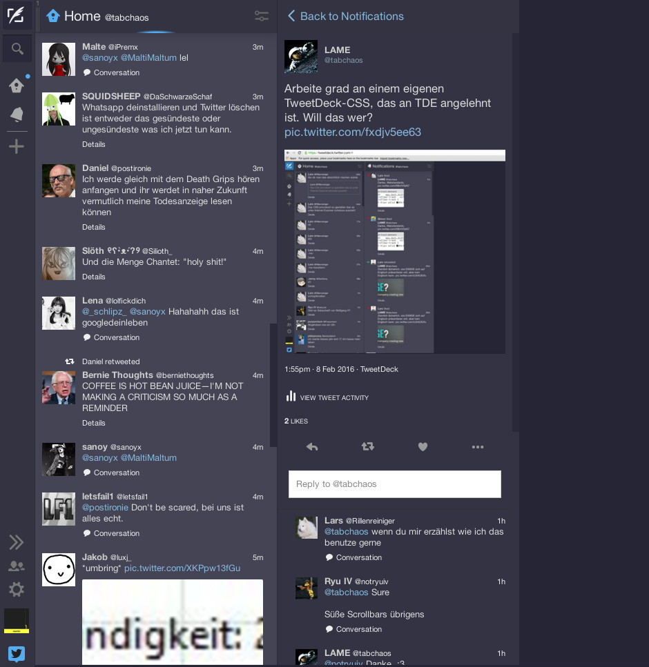 TweefDeck for TweetDeck