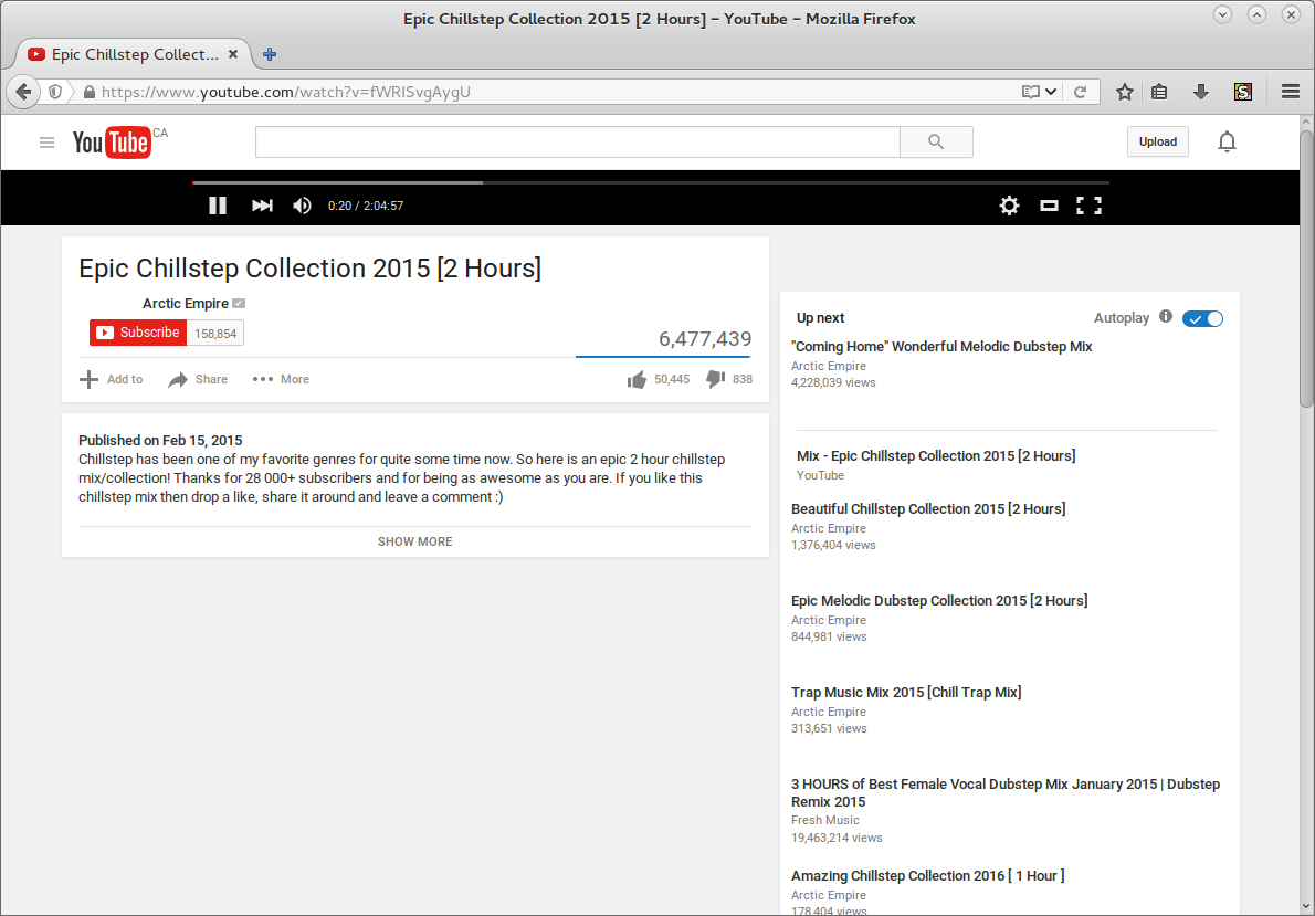 YouTube - Music Mode - No Thumbs - Hide Vids - SFW