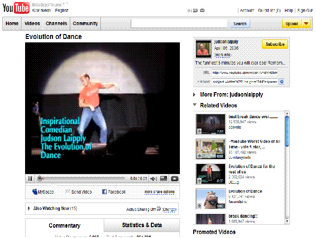 Youtube - Old Video Size